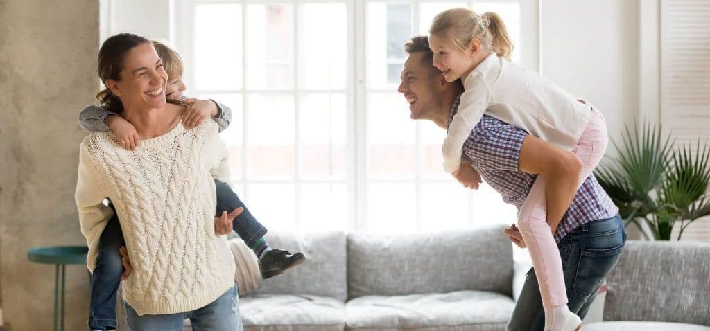Family Playing