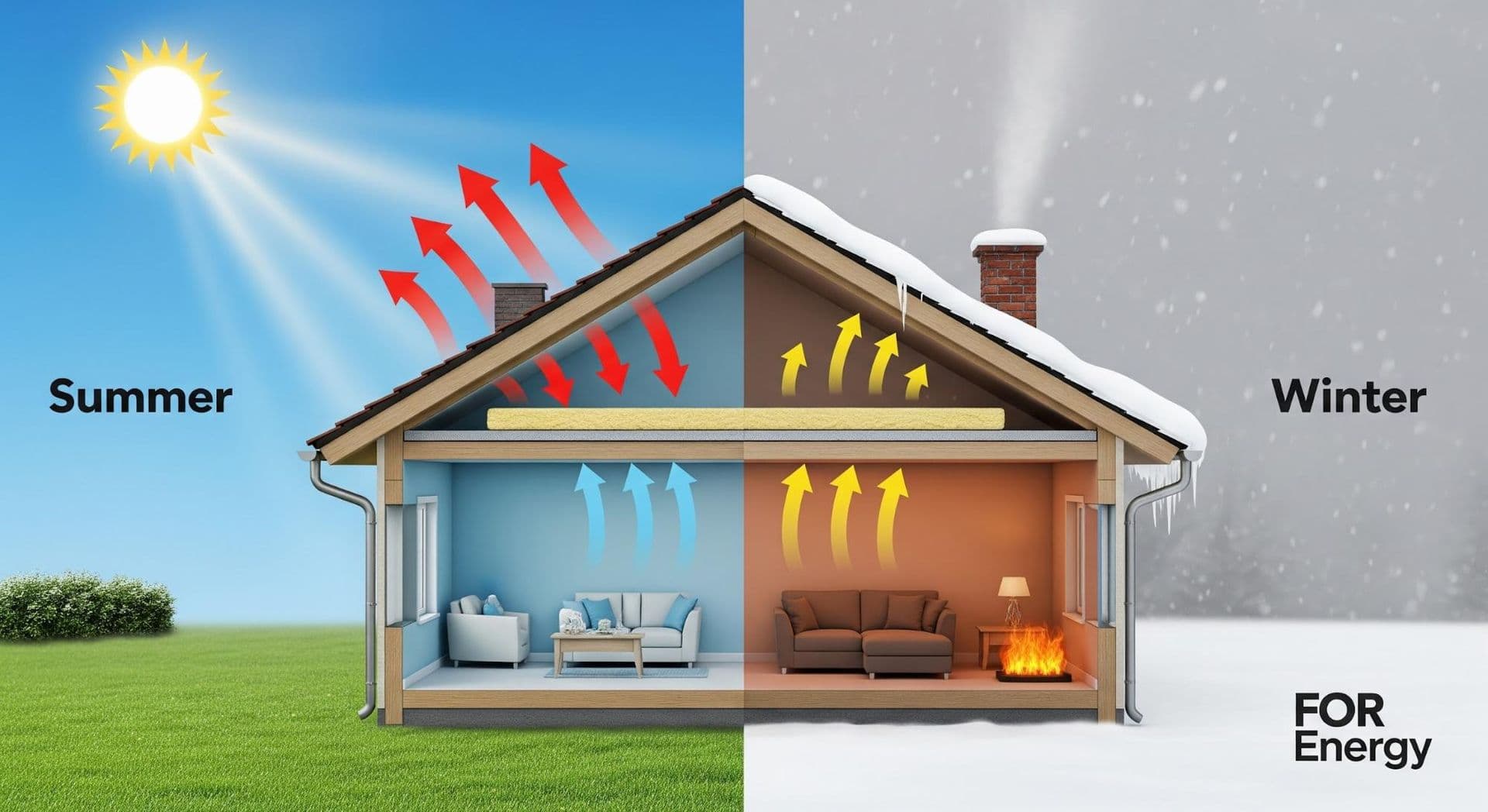 How Phoenix Attic Insulation Prevents Heat Loss in Winter & Heat Gain in Summer